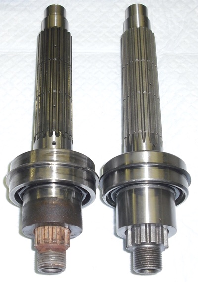 Note the larger output spline size