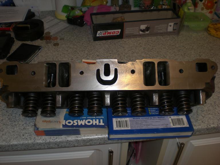 Inlet face milled flat