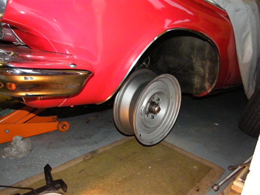 Trust me, it'll look better painted,  with the dog dish and a tyre fitted