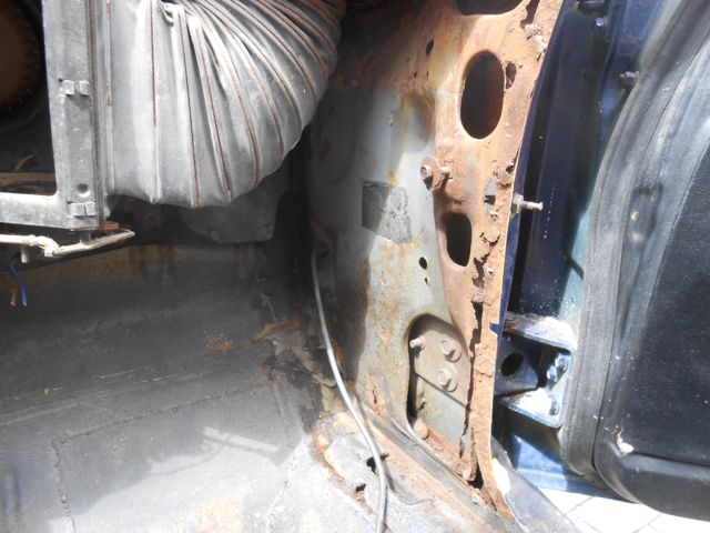 Pass side rot