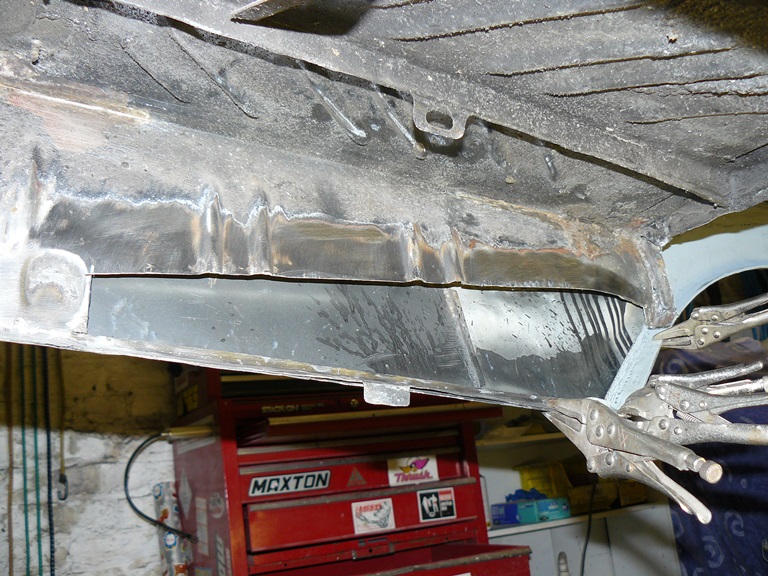 2 Rear drivers trunk extension. Cut out and zinced.jpg