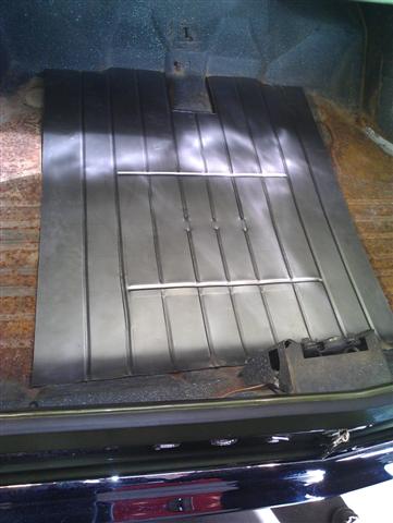 Rolled cut and almost ready for welding in.