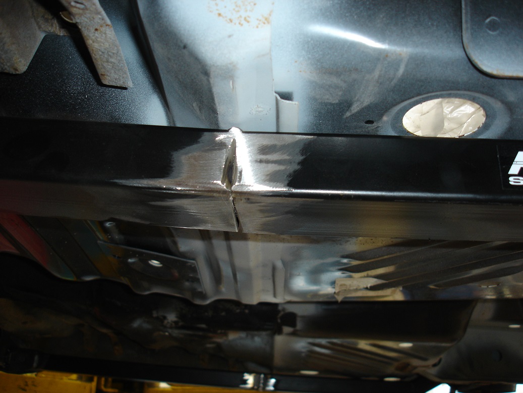 Massaged to fit - awaiting welding.