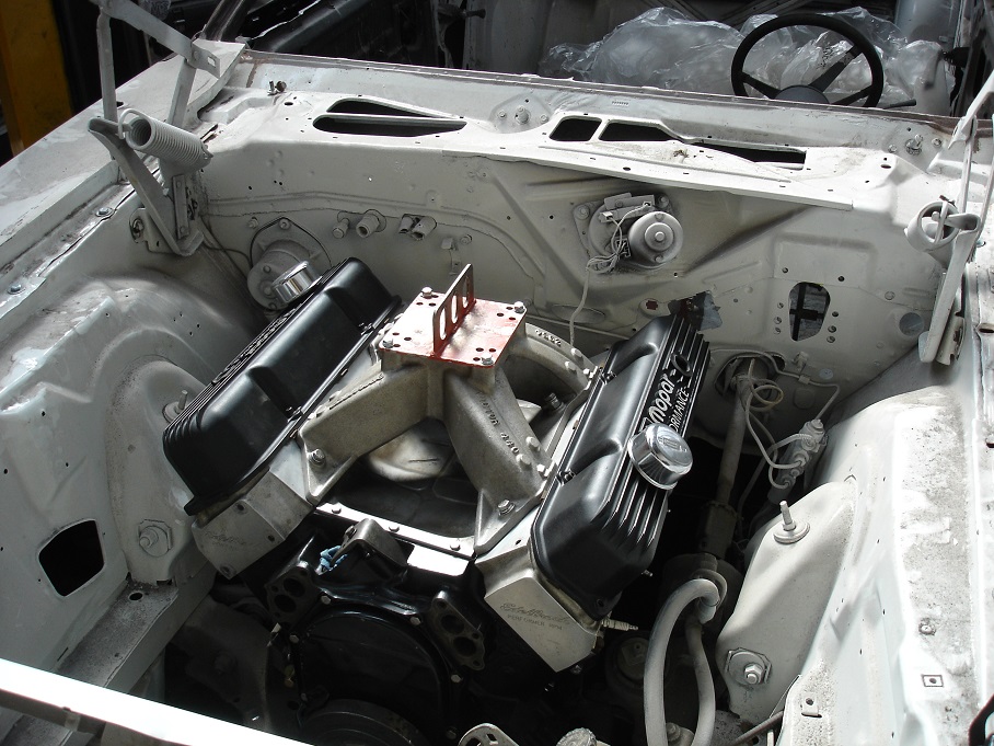 Engine looks at home.